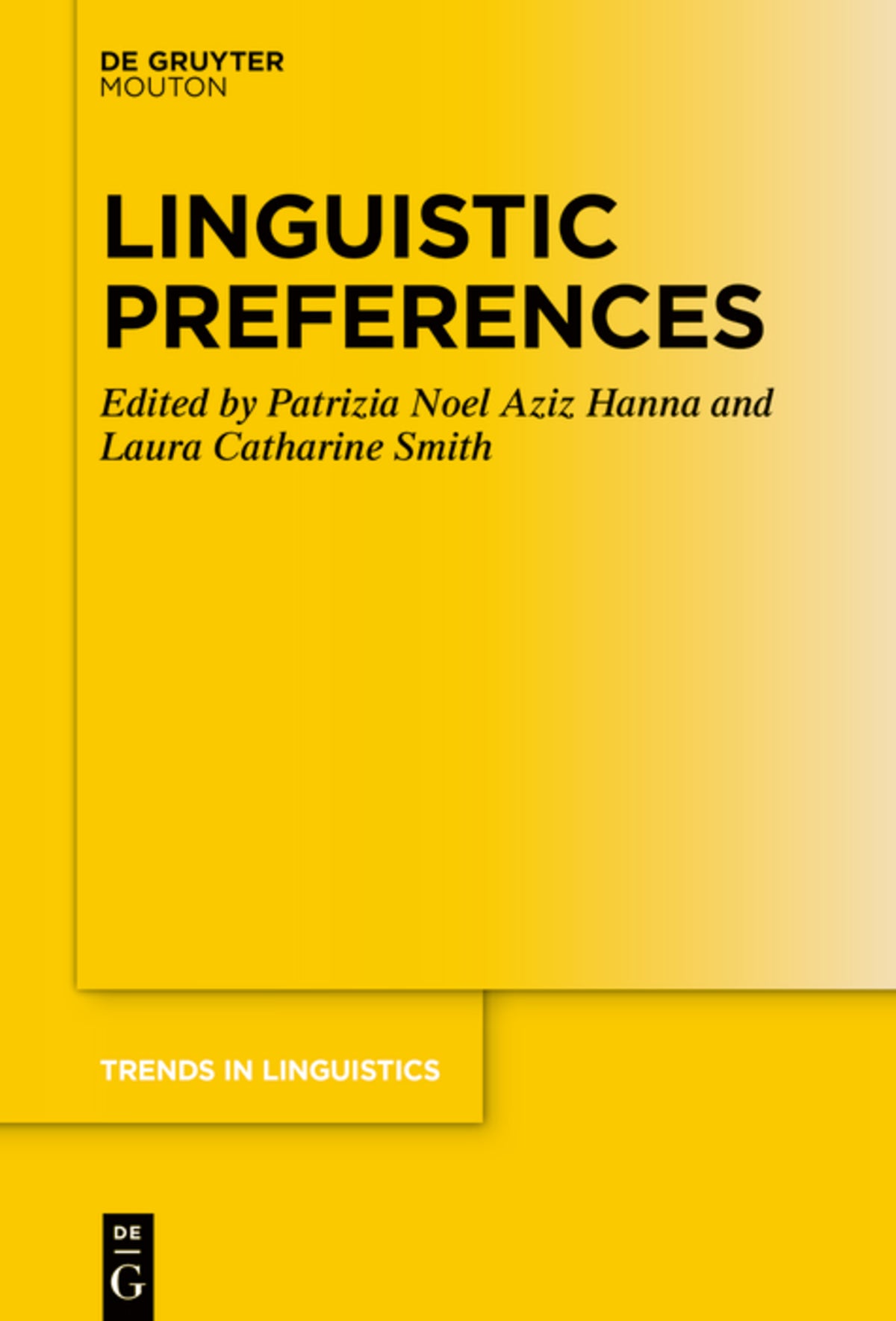 Cover image for Linguistic Preferences ISBN 9783110721294