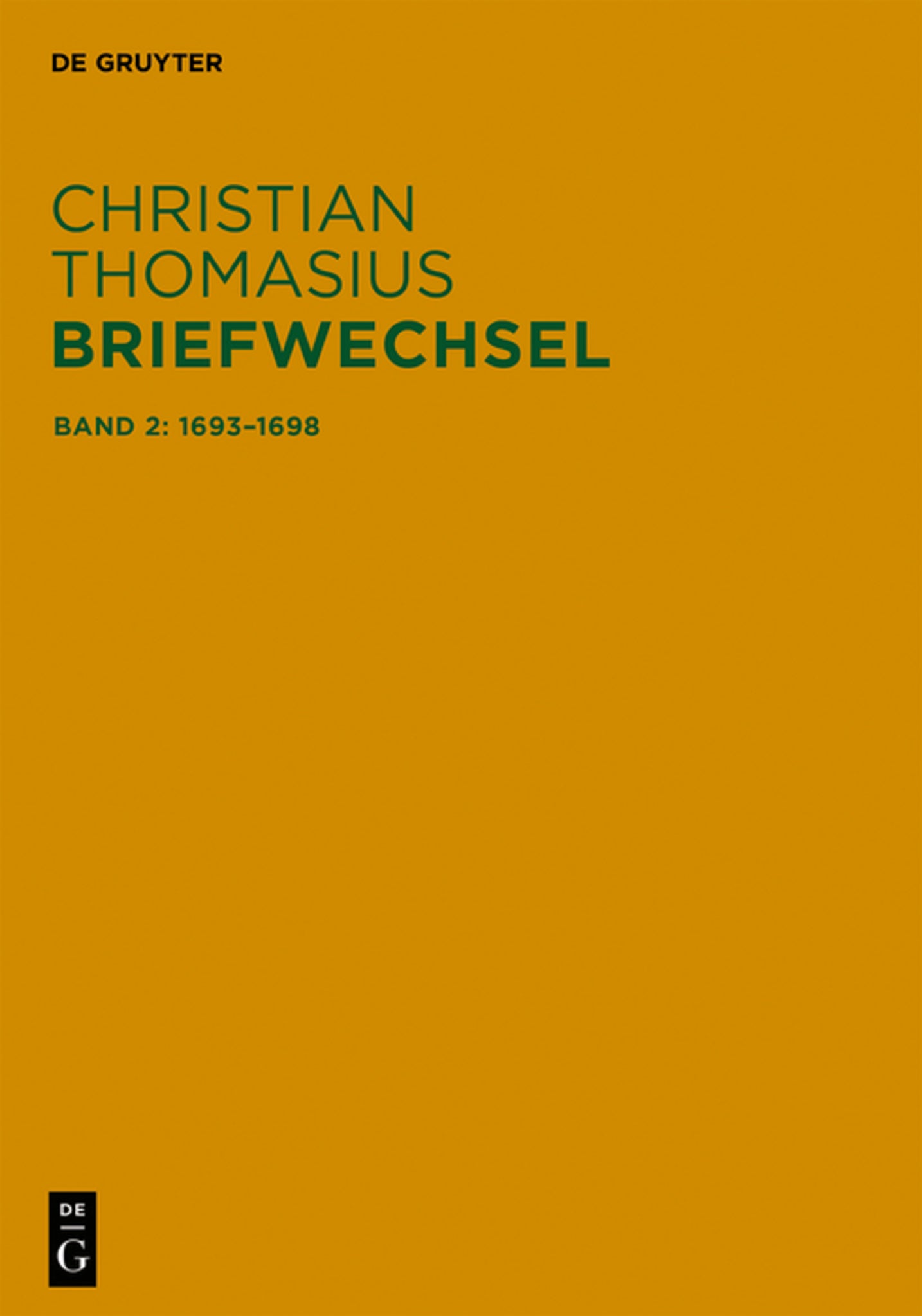 Briefe 1693–1698