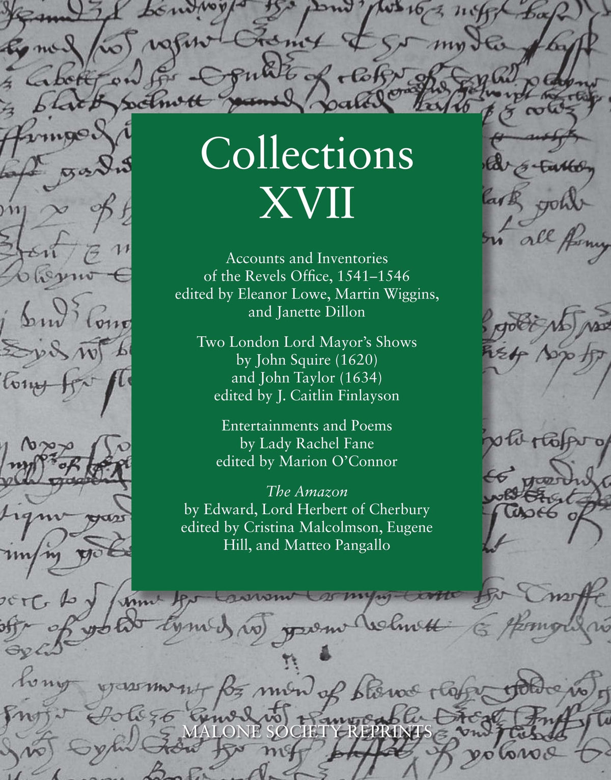 Cover image for Collections XVII ISBN 9780719099274