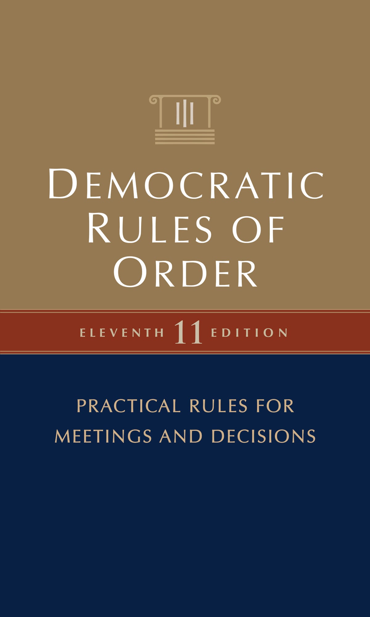 Cover image for Democratic Rules of Order, 11th Edition ISBN 9781774060414