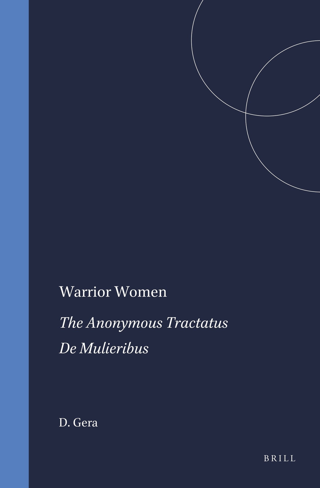 Cover image for Warrior Women ISBN 9789004106659
