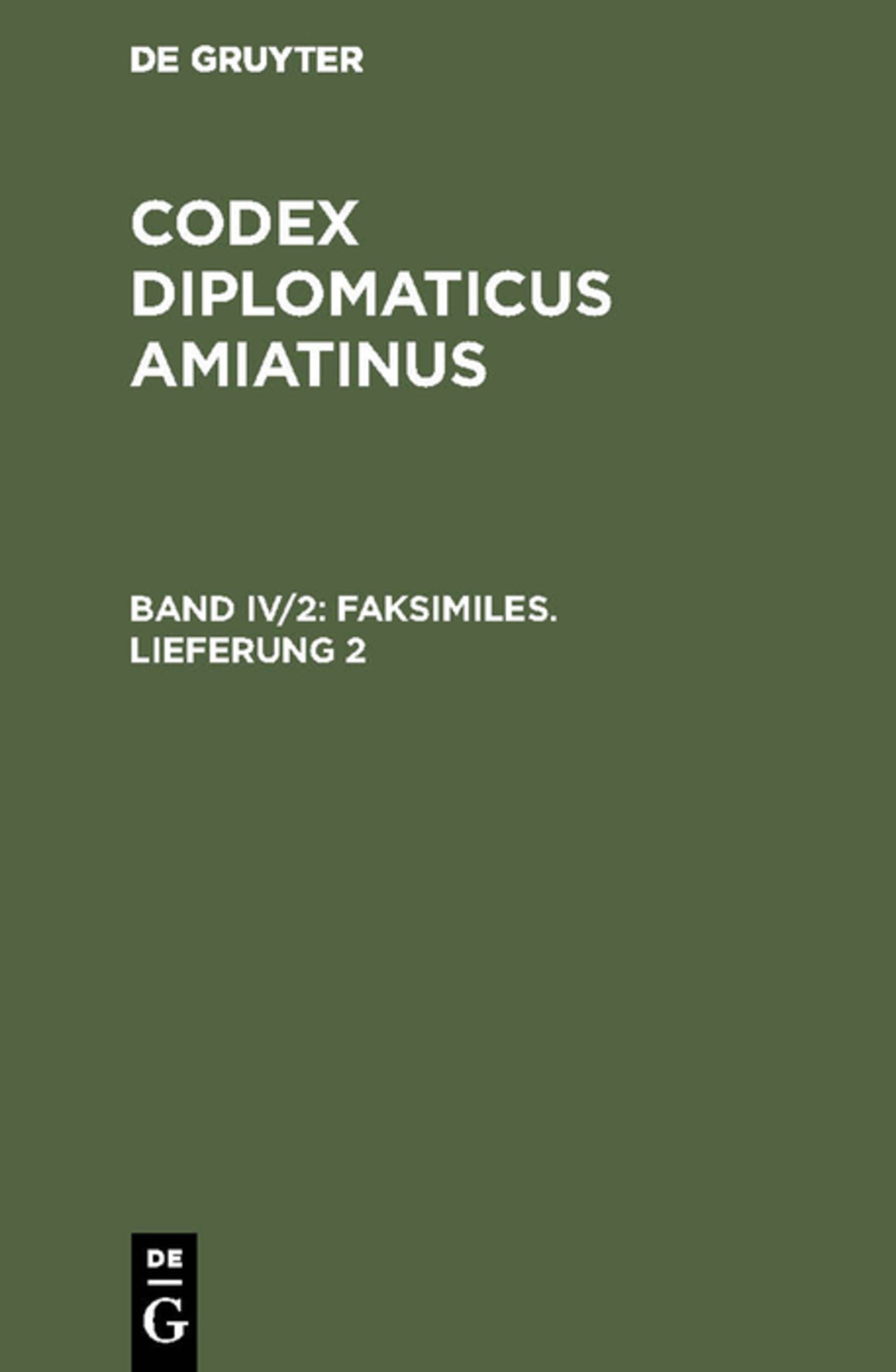 Faksimiles. Lieferung 2
