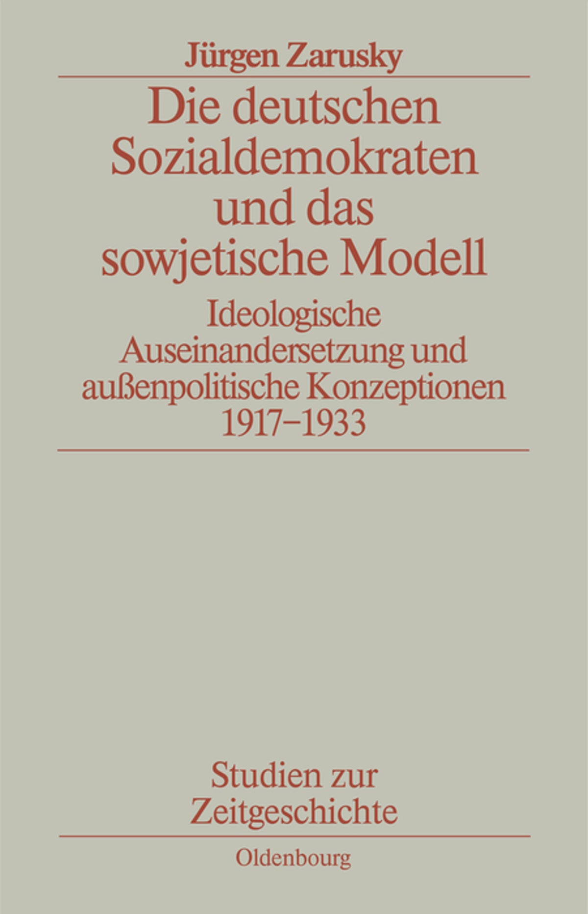 Die deutschen Sozialdemokraten und das sowjetische Modell