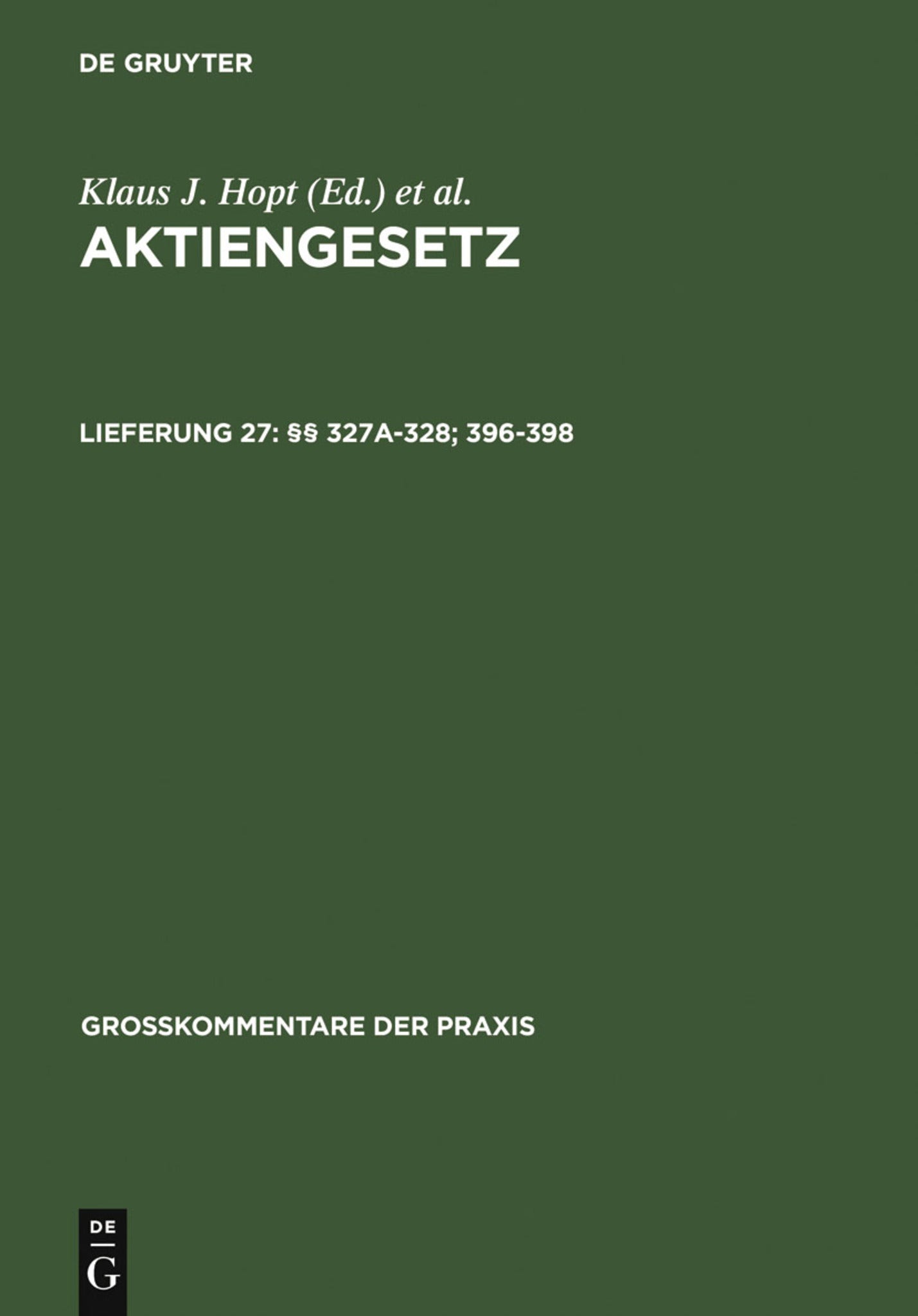 §§ 327a-328; 396-398