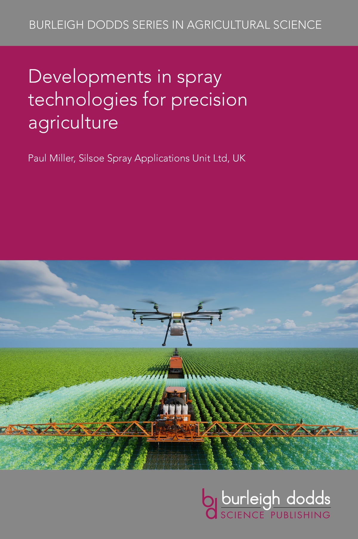 Cover image for Developments in spray technologies for precision agriculture ISBN 9781835455357