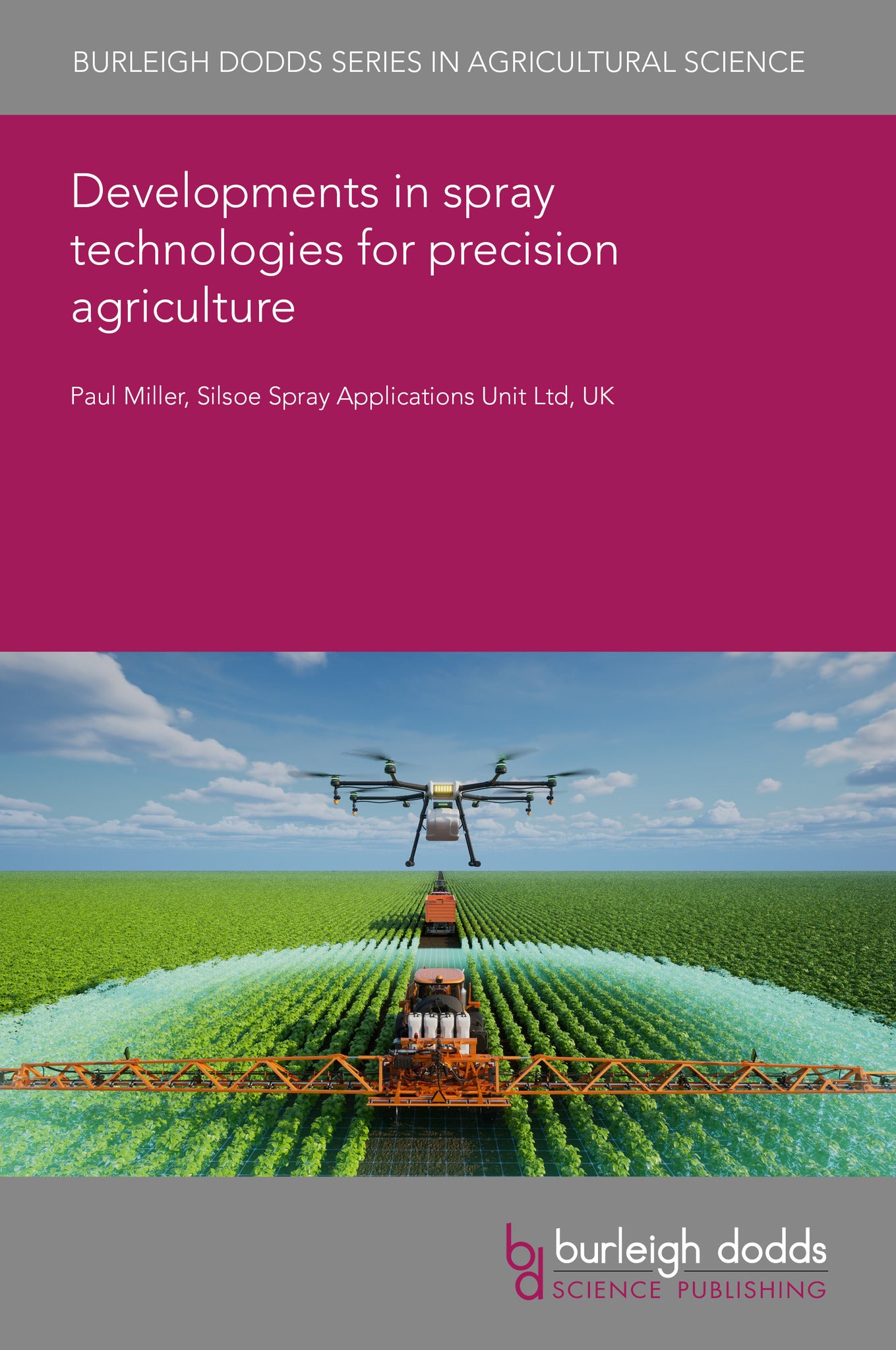 Cover image for Developments in spray technologies for precision agriculture ISBN 9781835455357