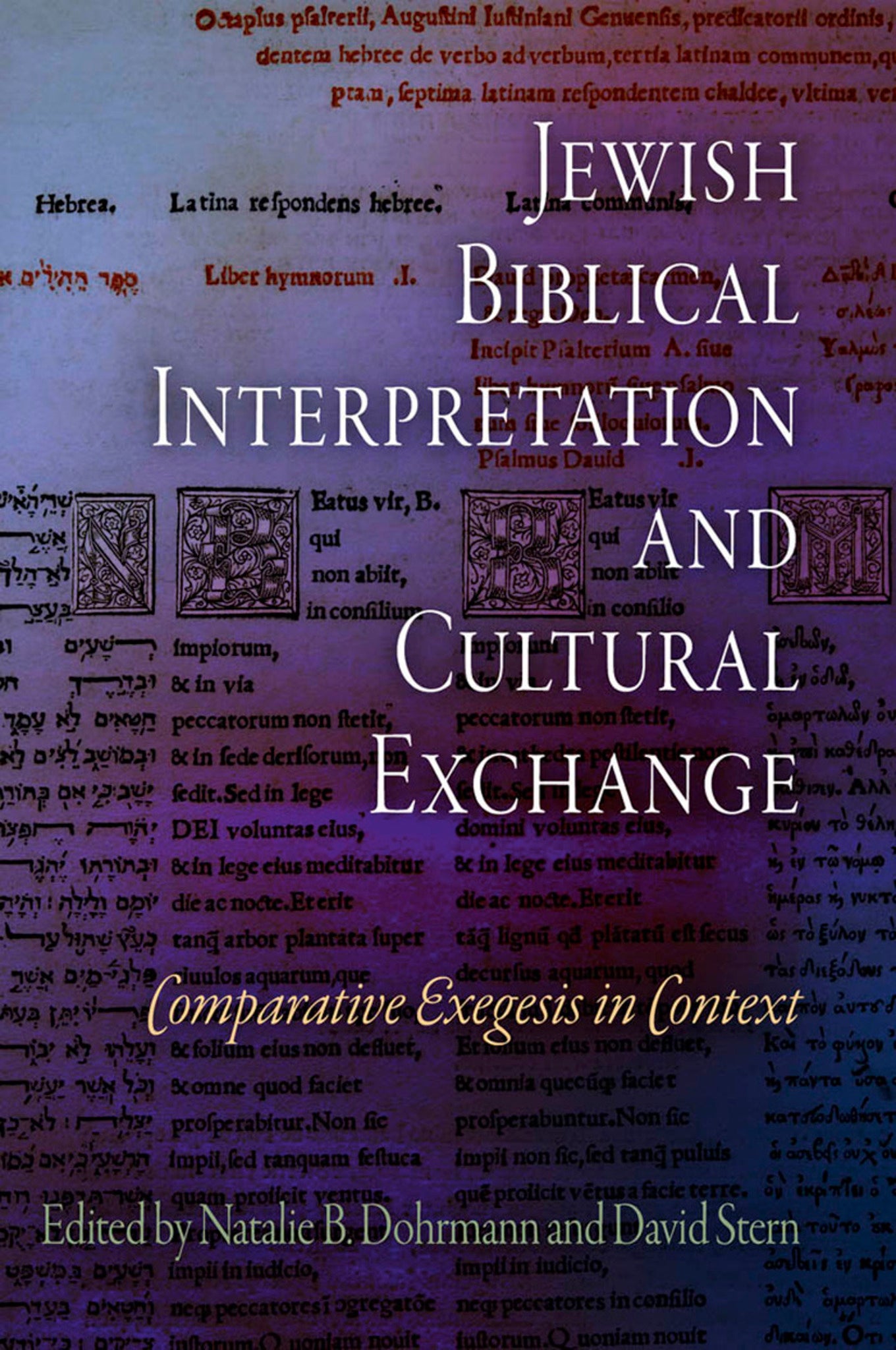Jewish Biblical Interpretation and Cultural Exchange