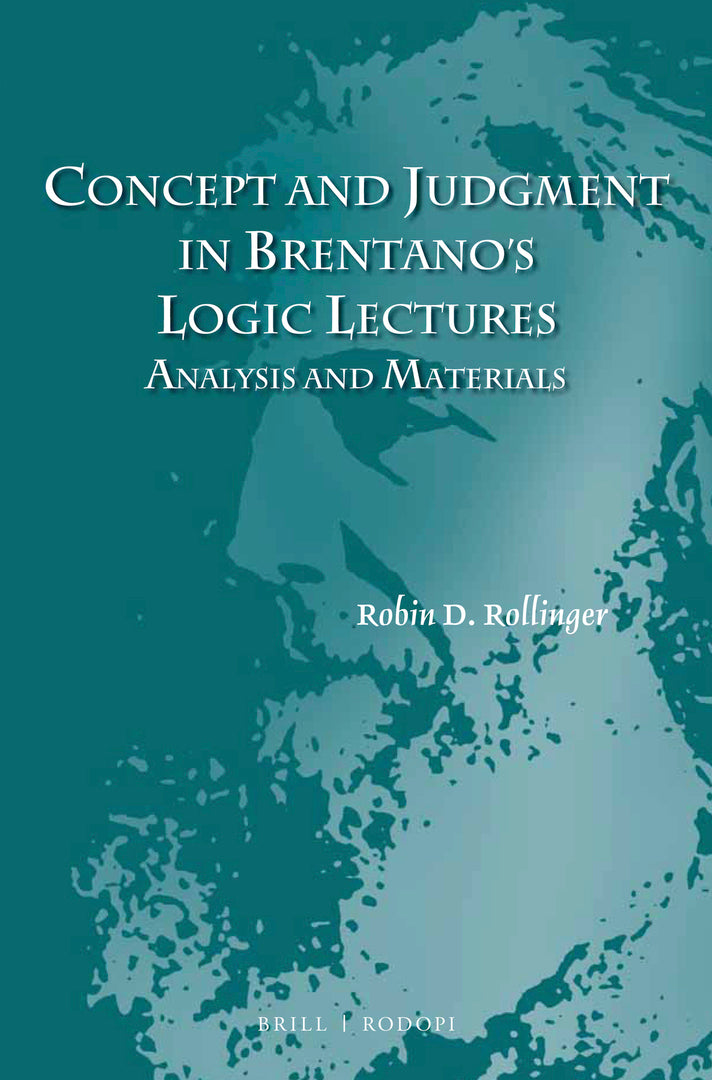 Cover image for Concept and Judgment in Brentano's Logic Lectures ISBN 9789004443020