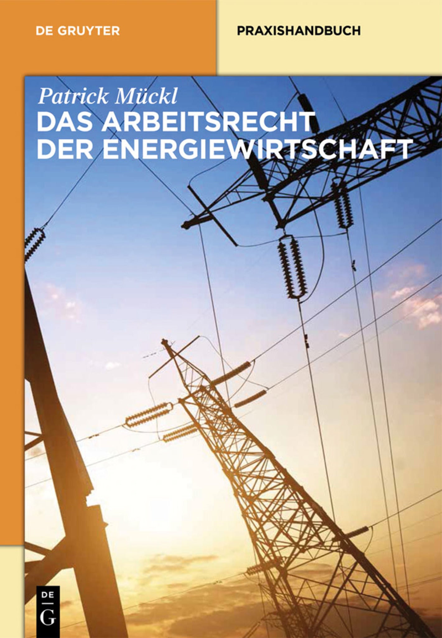 Cover image for Das Arbeitsrecht der Energiewirtschaft ISBN 9783110334487