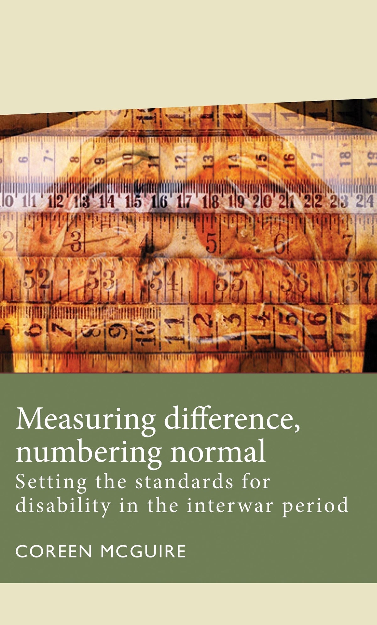 Cover image for Measuring difference, numbering normal ISBN 9781526143174