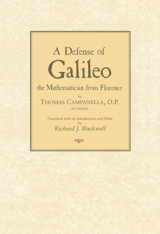 A Defense of Galileo