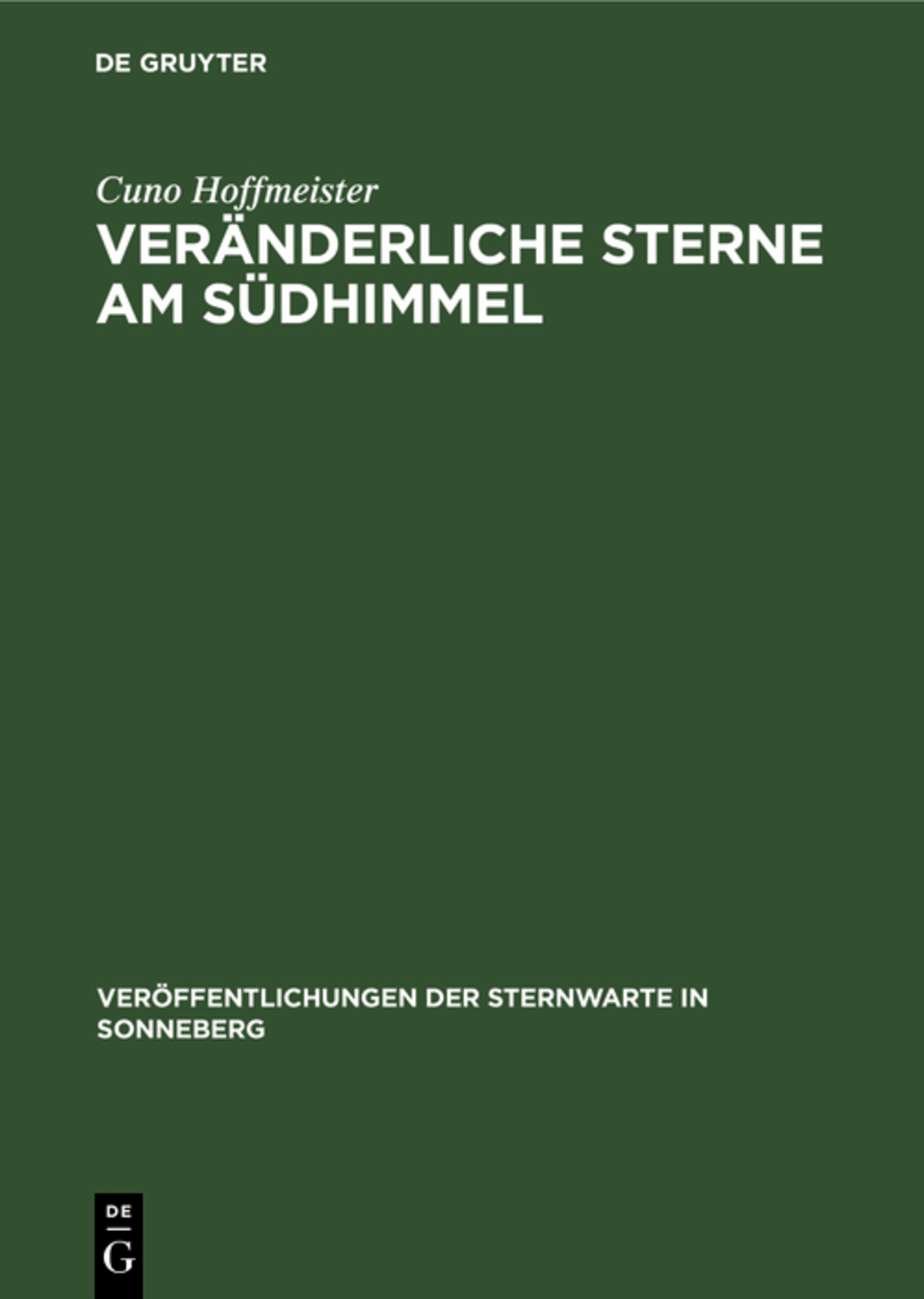 Veränderliche Sterne am Südhimmel