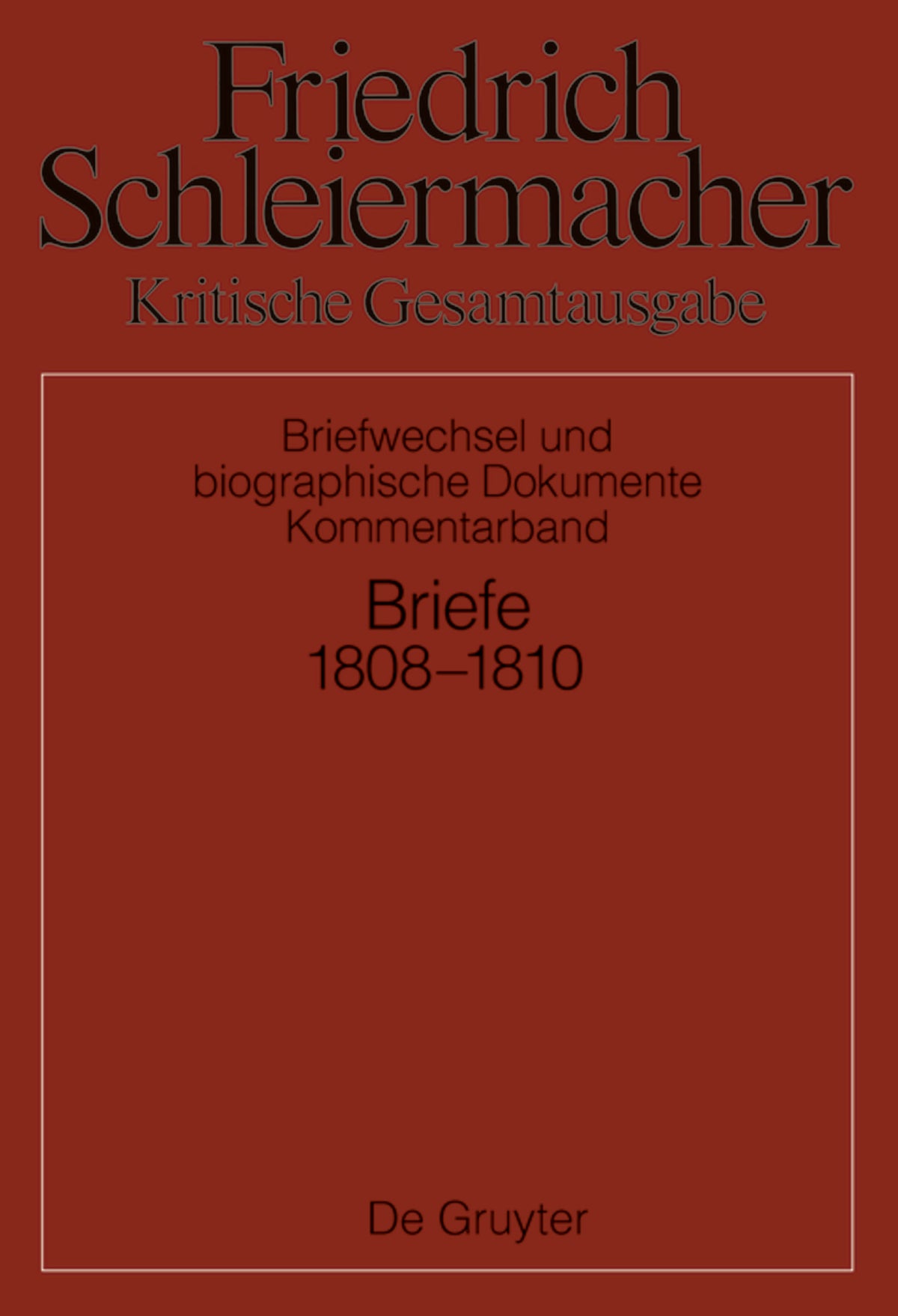 Briefwechsel 1808-1810