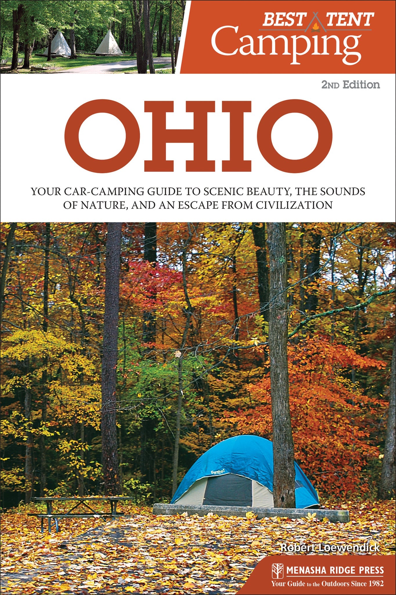Cover image for Best Tent Camping: Ohio ISBN 9781634043175