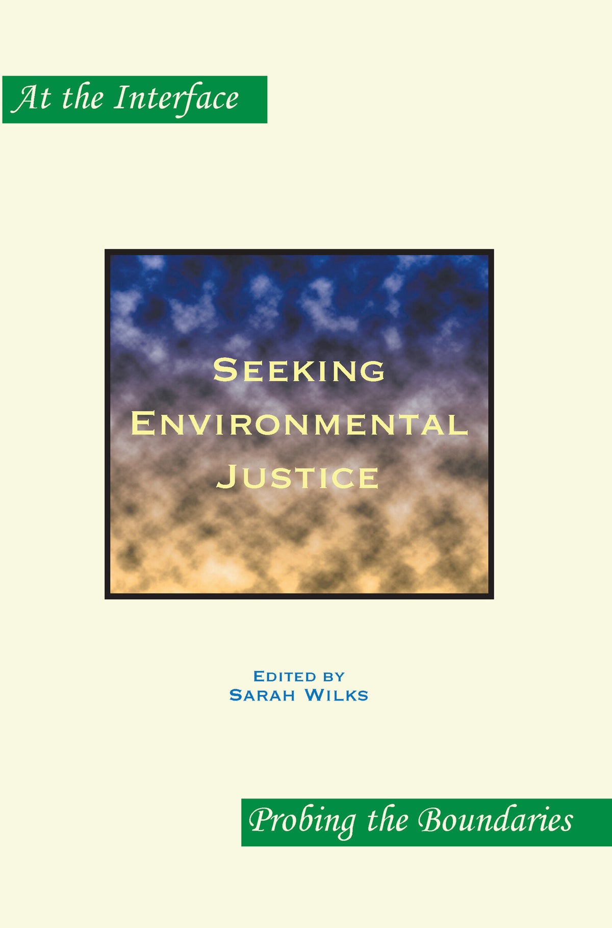 Cover image for Seeking Environmental Justice ISBN 9789042023789