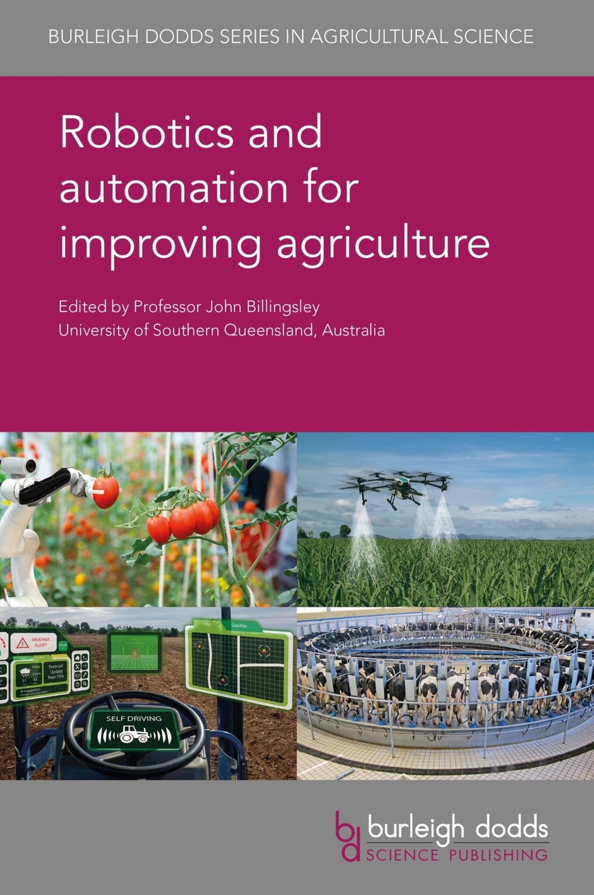 Cover image for Robotics and automation for improving agriculture ISBN 9781786762757