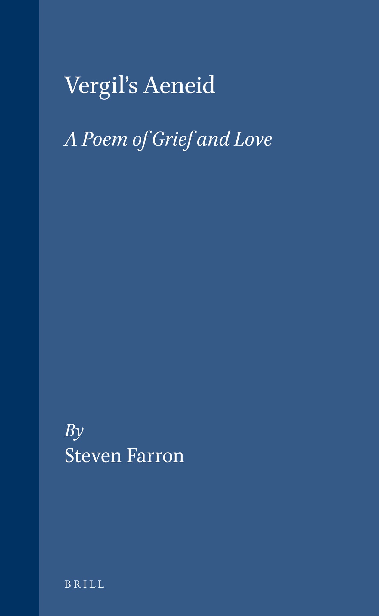 Cover image for Vergil's Aeneid ISBN 9789004096615
