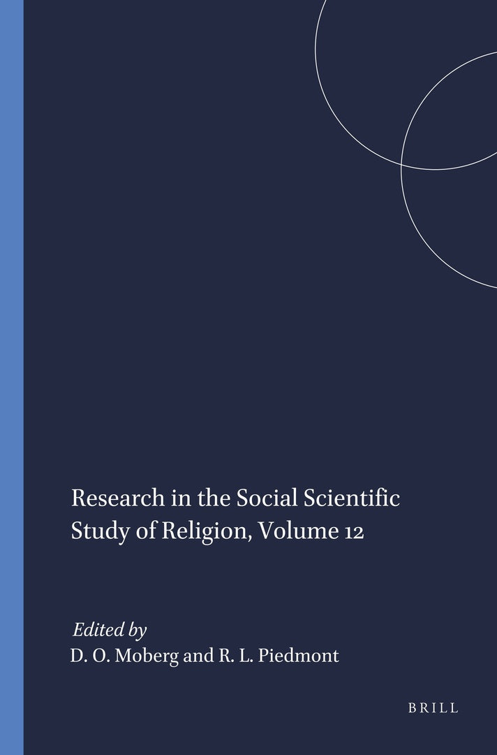 Cover image for Research in the Social Scientific Study of Religion, Volume 12 ISBN 9789004121997