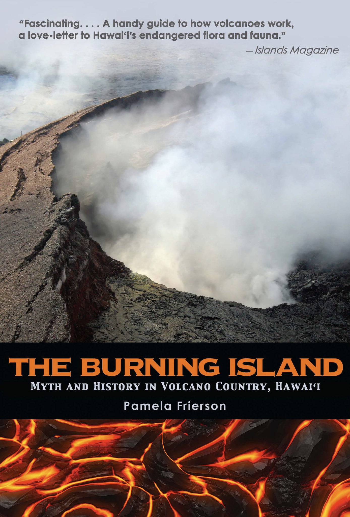Cover image for The Burning Island ISBN 9781595341358