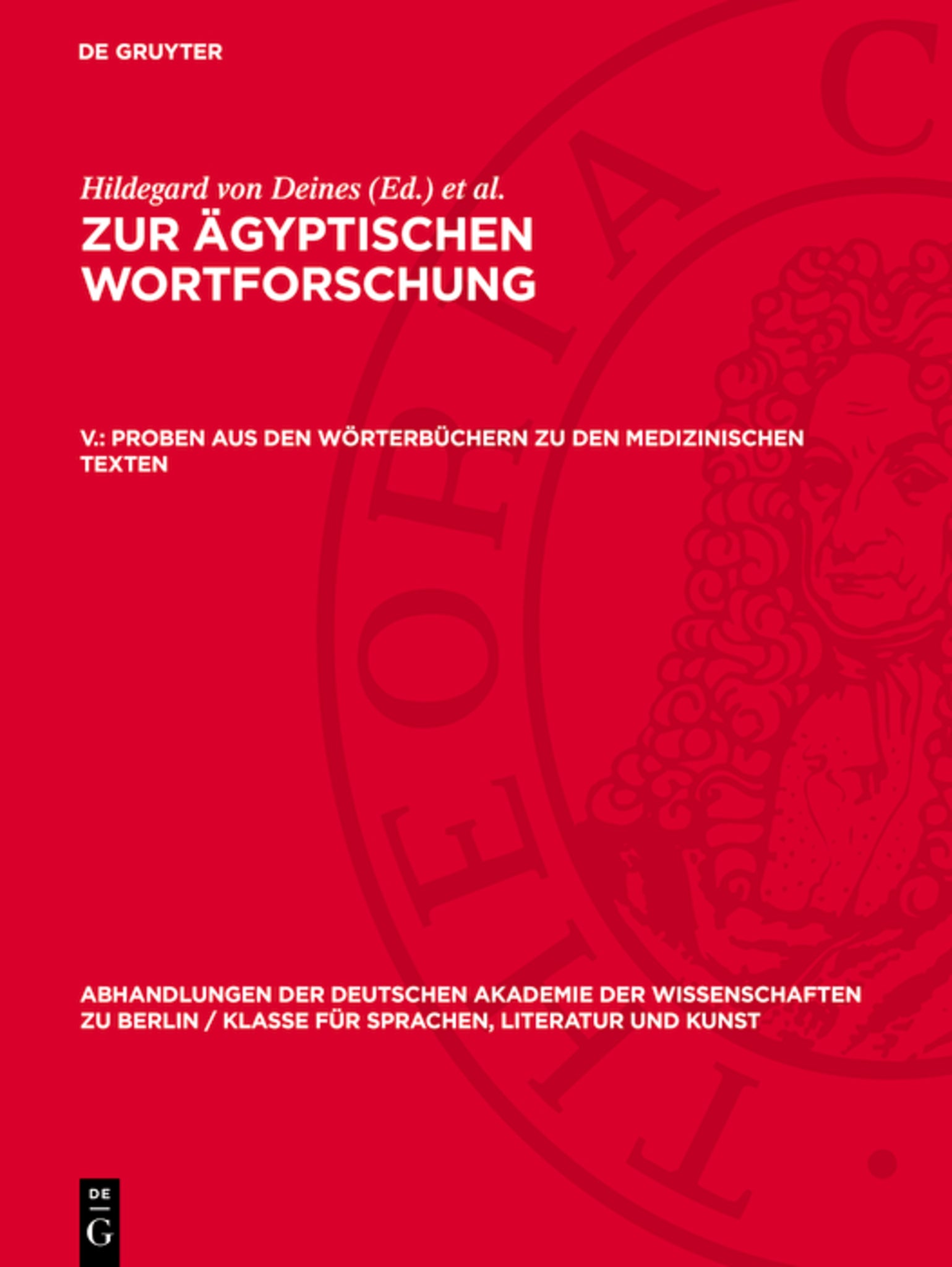 Proben aus den Wörterbüchern zu den medizinischen Texten