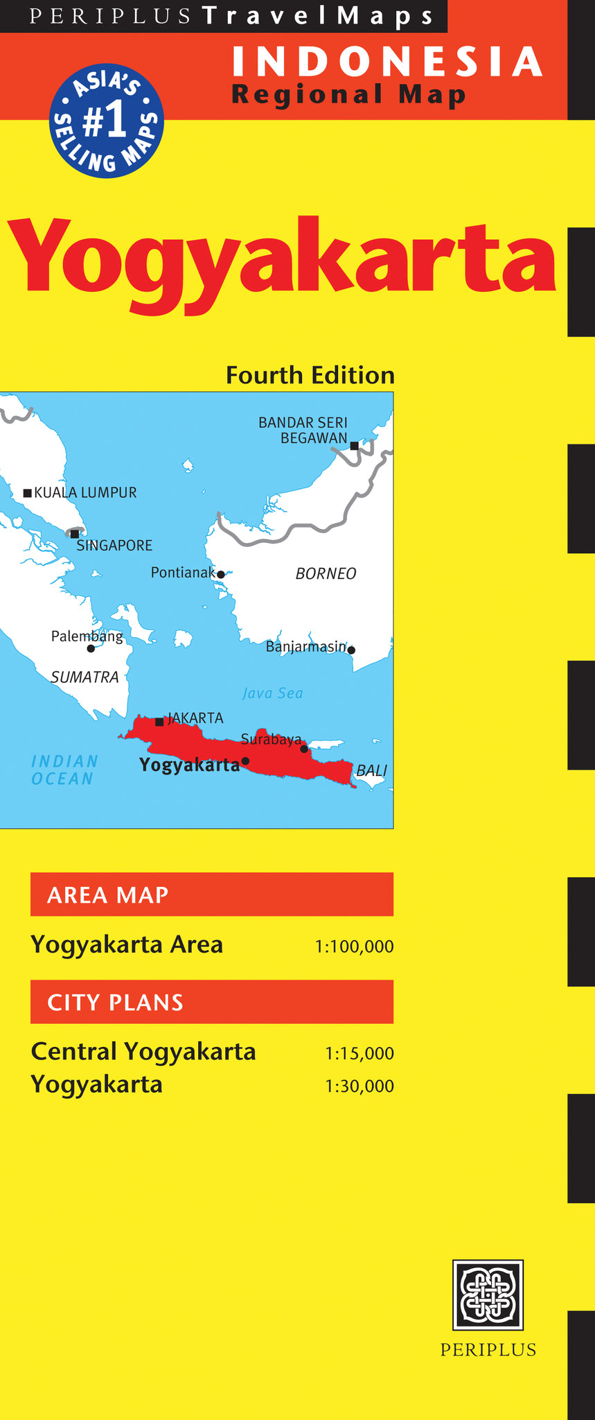 Cover image for Yogyakarta Travel Map Fourth Edition ISBN 9780794607234