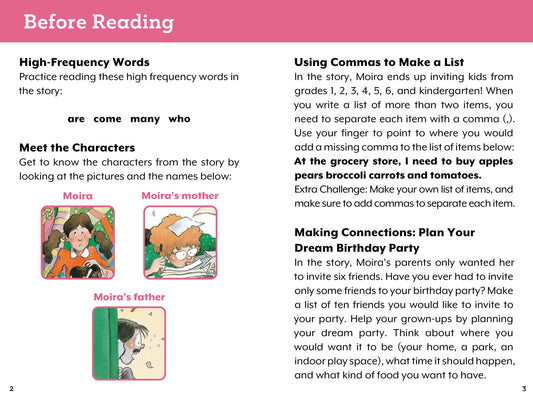 Moira's Birthday Early Reader