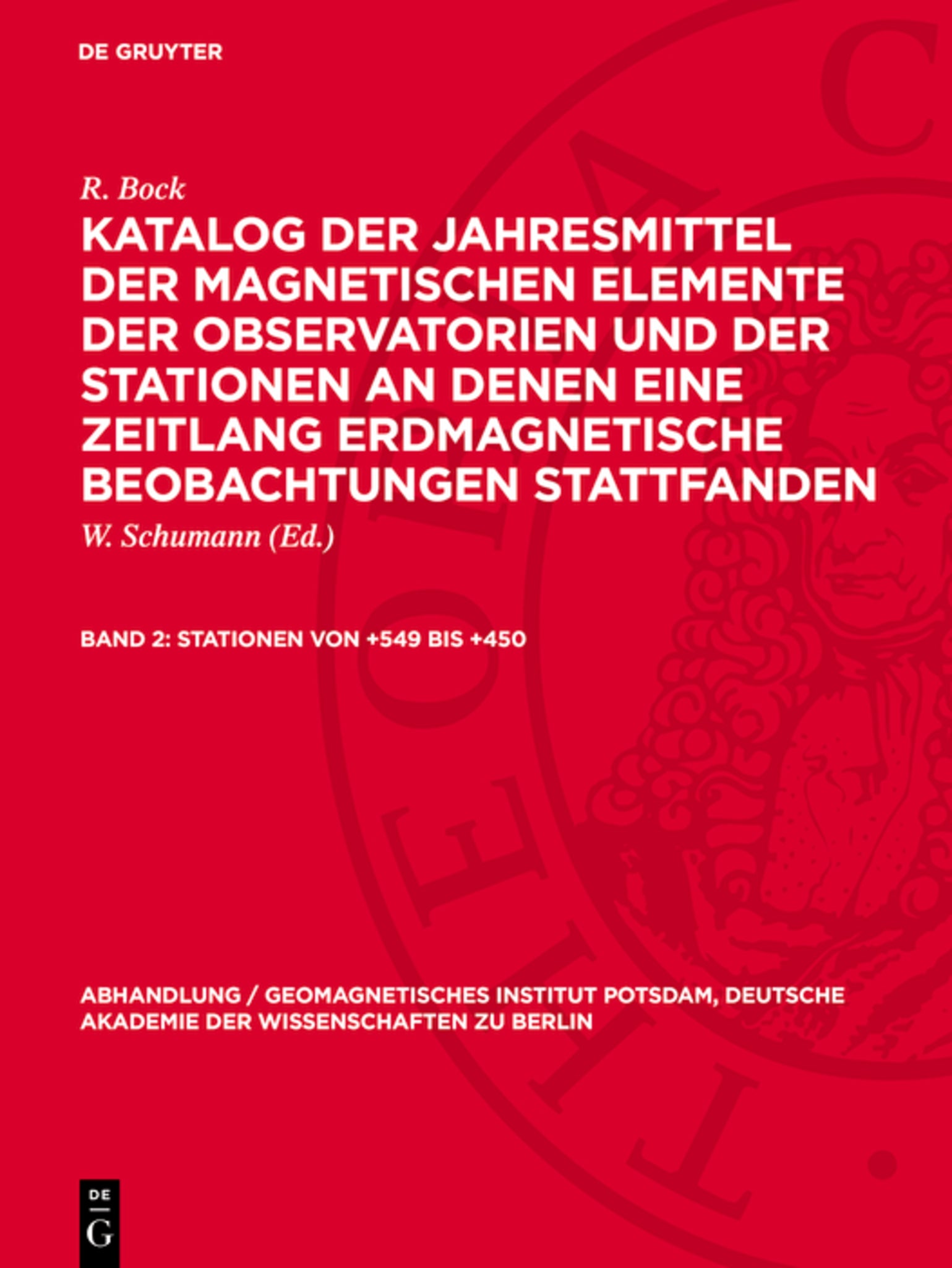 Stationen von +549 bis +450