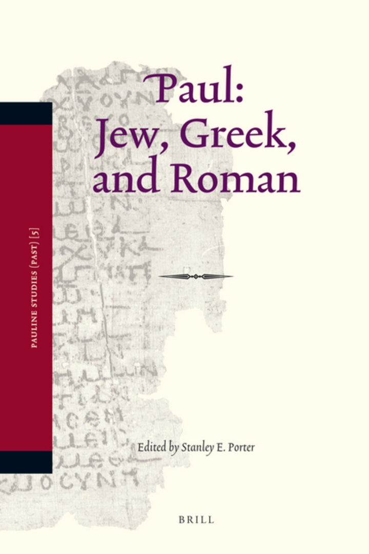 Cover image for Paul: Jew, Greek, and Roman ISBN 9789004171596