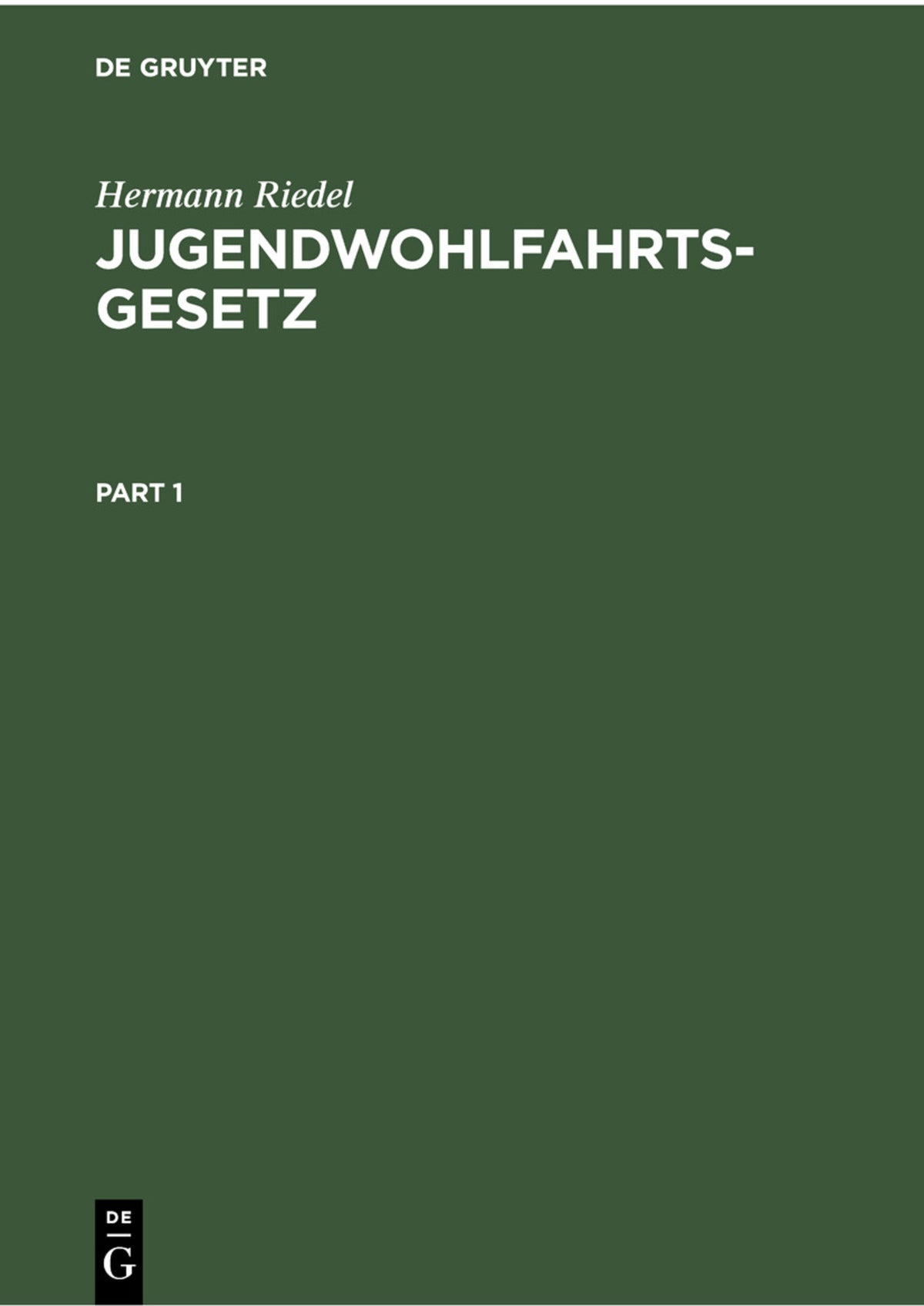 Jugendwohlfahrtsgesetz