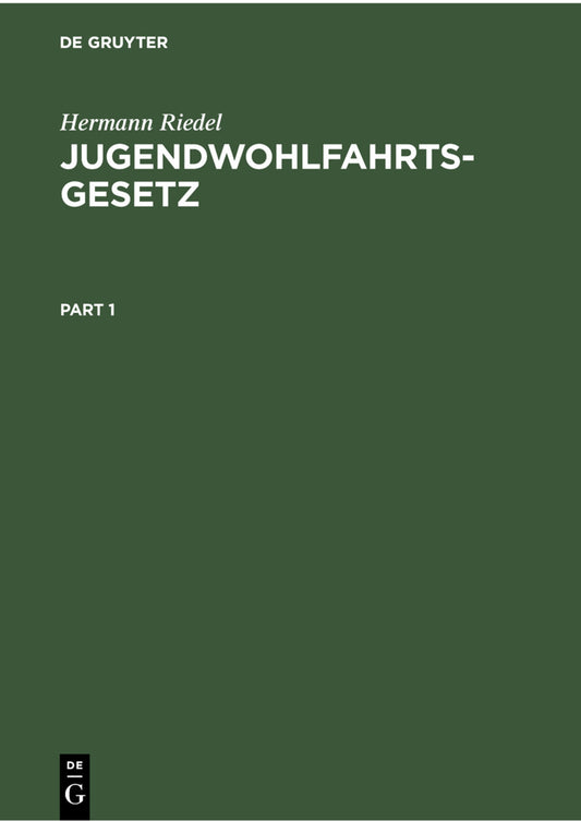 Jugendwohlfahrtsgesetz
