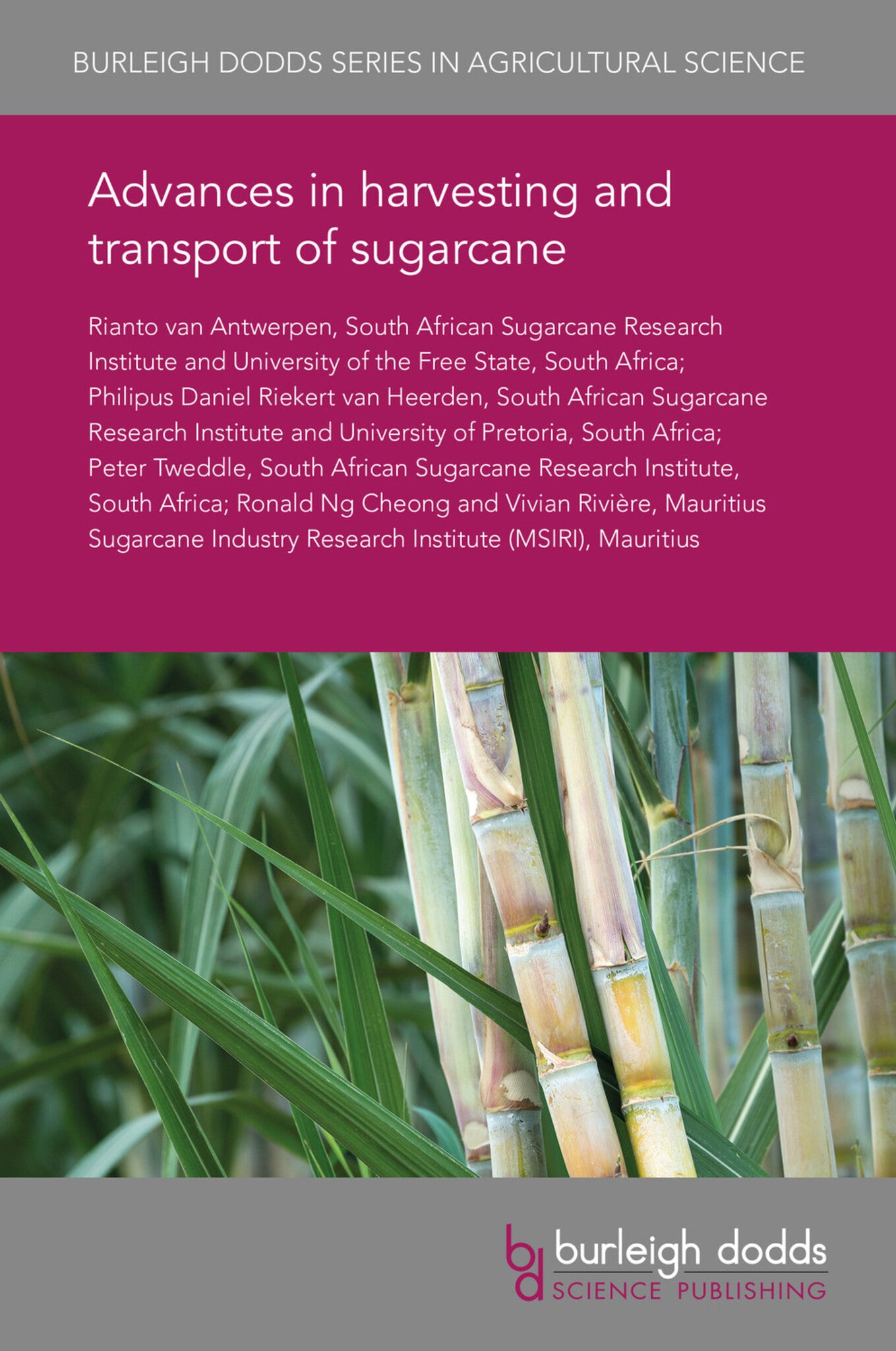 Cover image for Advances in harvesting and transport of sugarcane ISBN 9781838795931