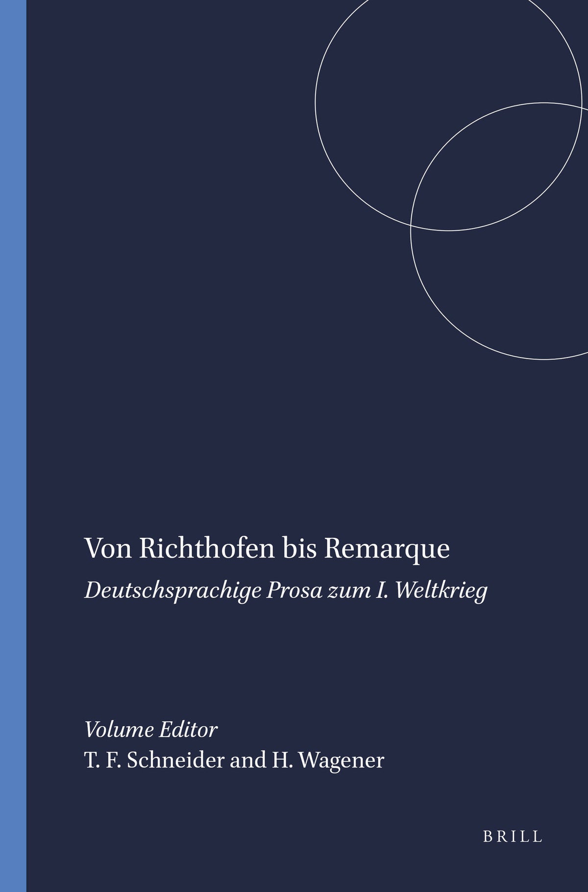 Cover image for Von Richthofen bis Remarque ISBN 9789042009554