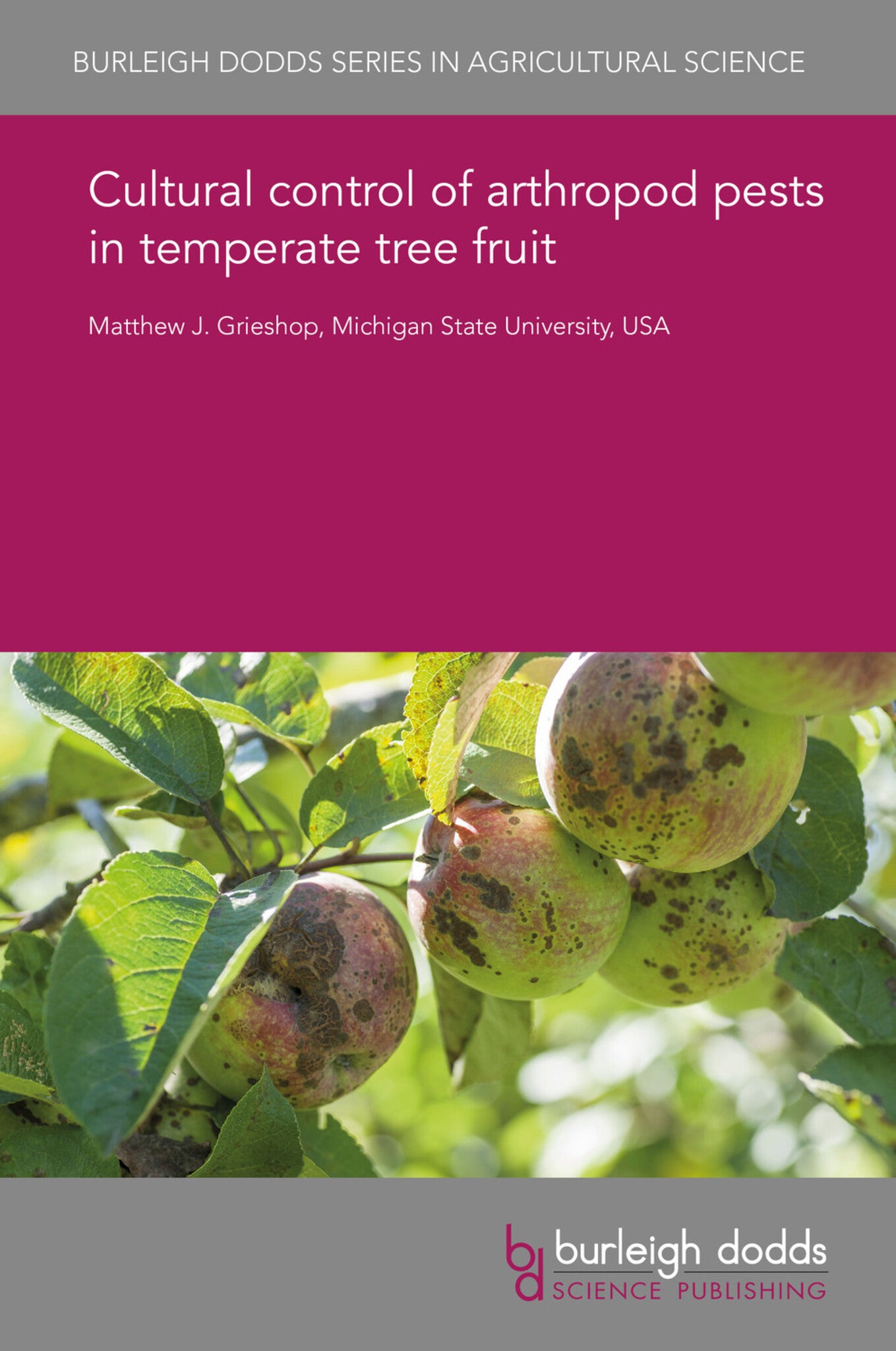 Cover image for Cultural control of arthropod pests in temperate tree fruit ISBN 9781838799144
