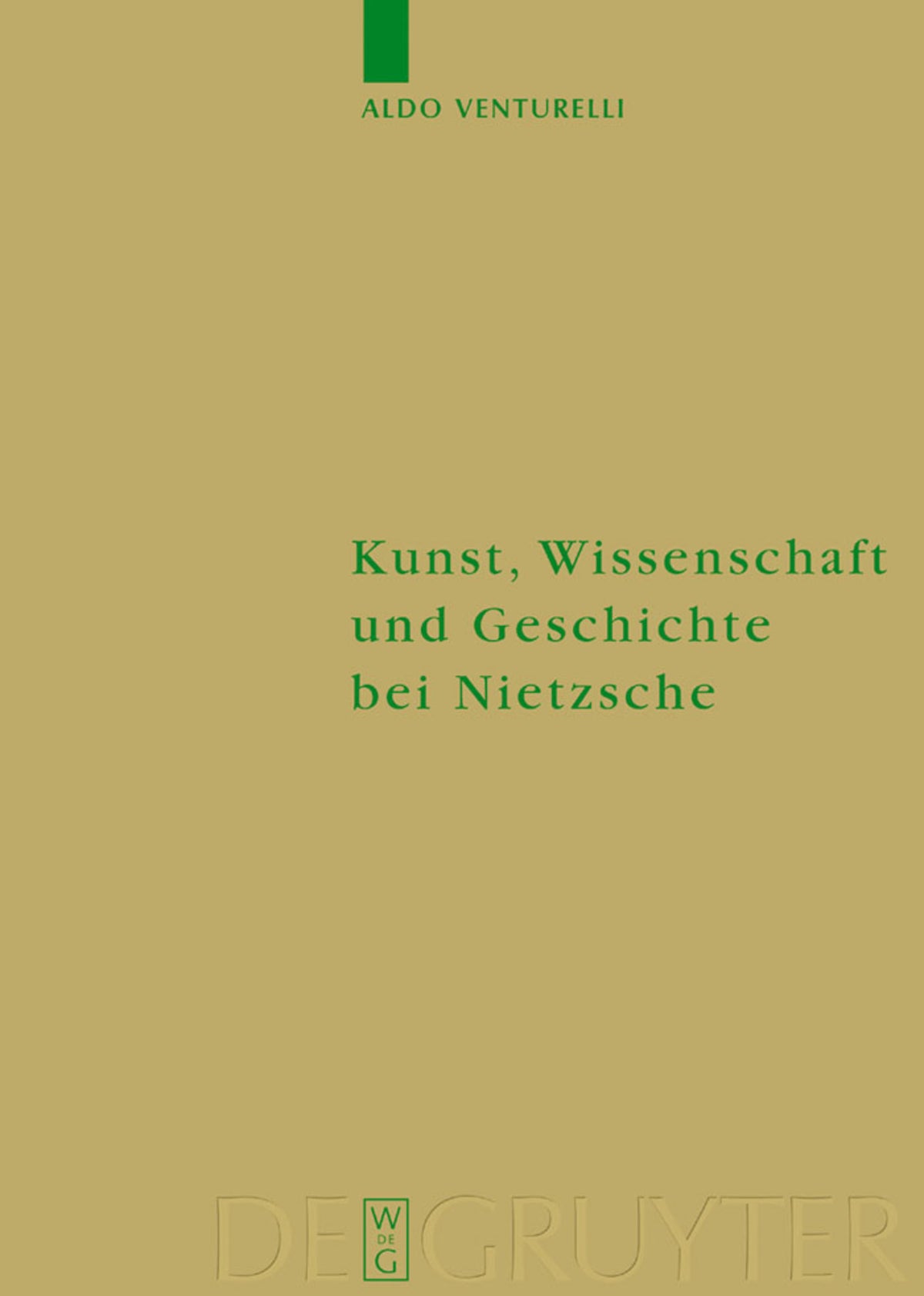 Kunst, Wissenschaft und Geschichte bei Nietzsche