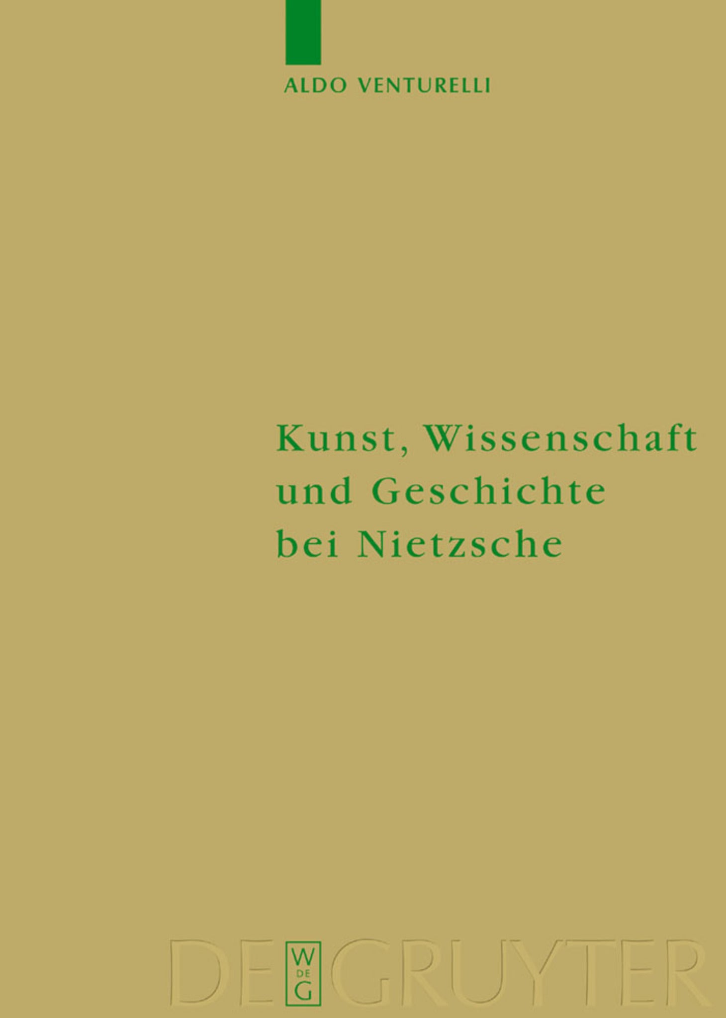 Kunst, Wissenschaft und Geschichte bei Nietzsche