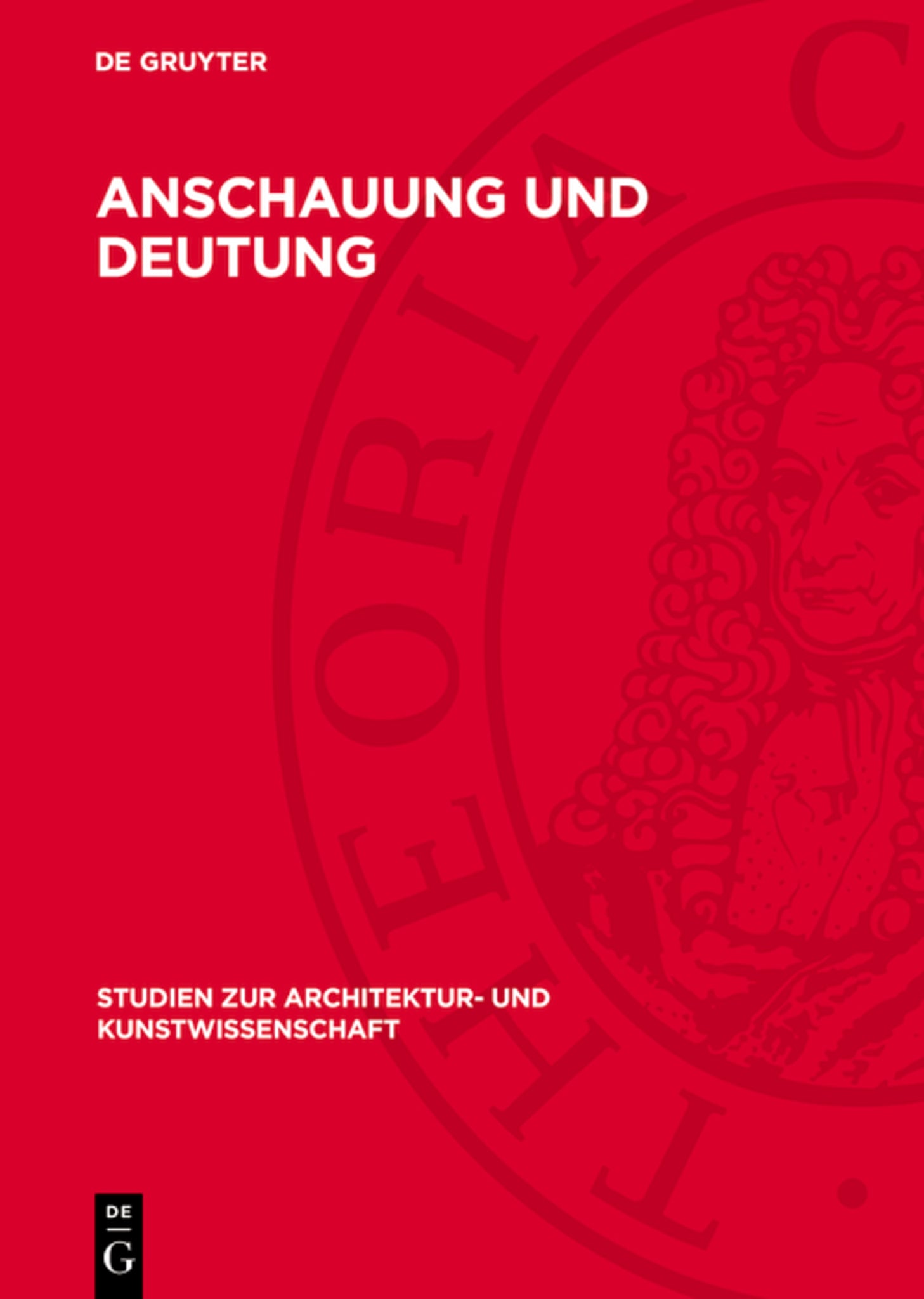 Cover image for Anschauung und Deutung ISBN 9783112712269