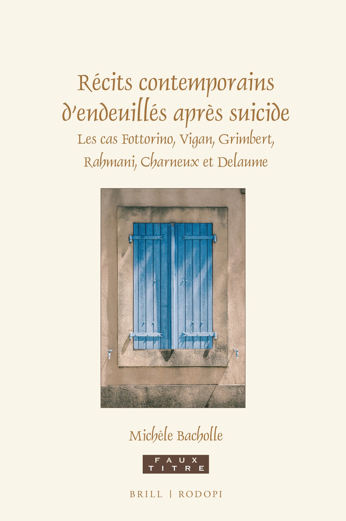 Récits contemporains d’endeuillés après suicide