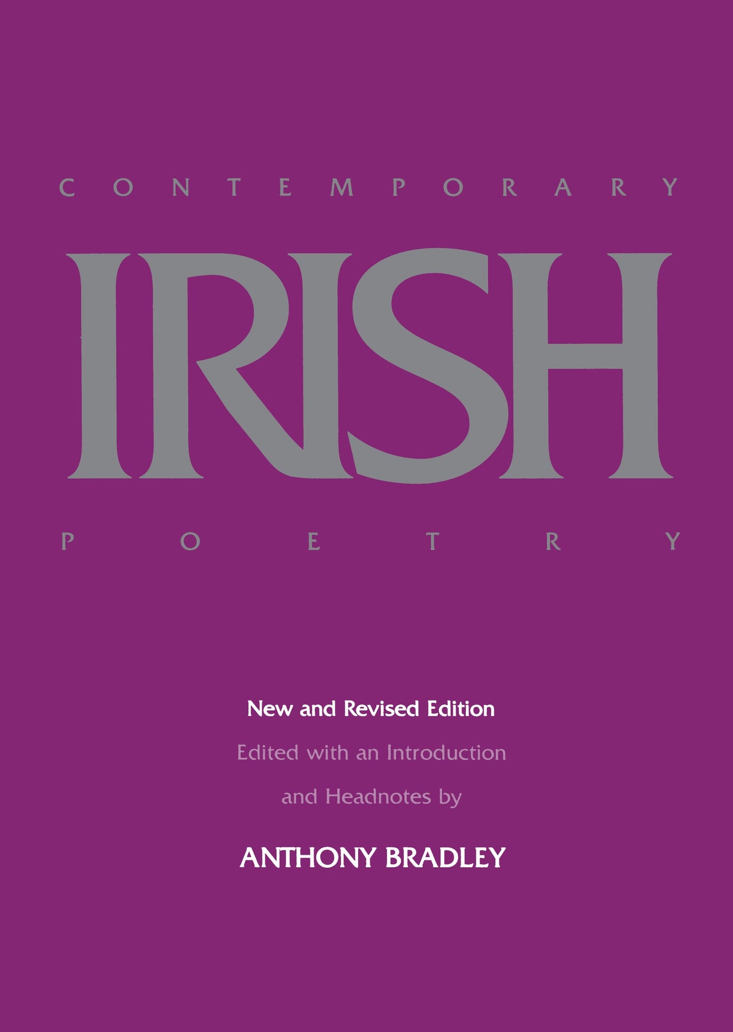 Cover image for Contemporary Irish Poetry, New and Revised editon ISBN 9780520908178