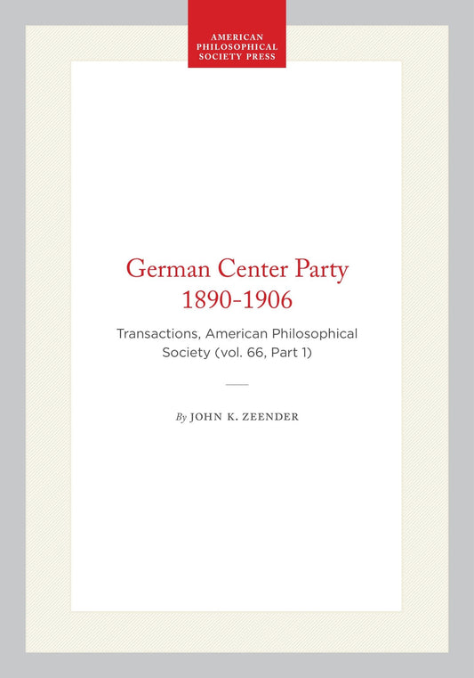 German Center Party 1890-1906