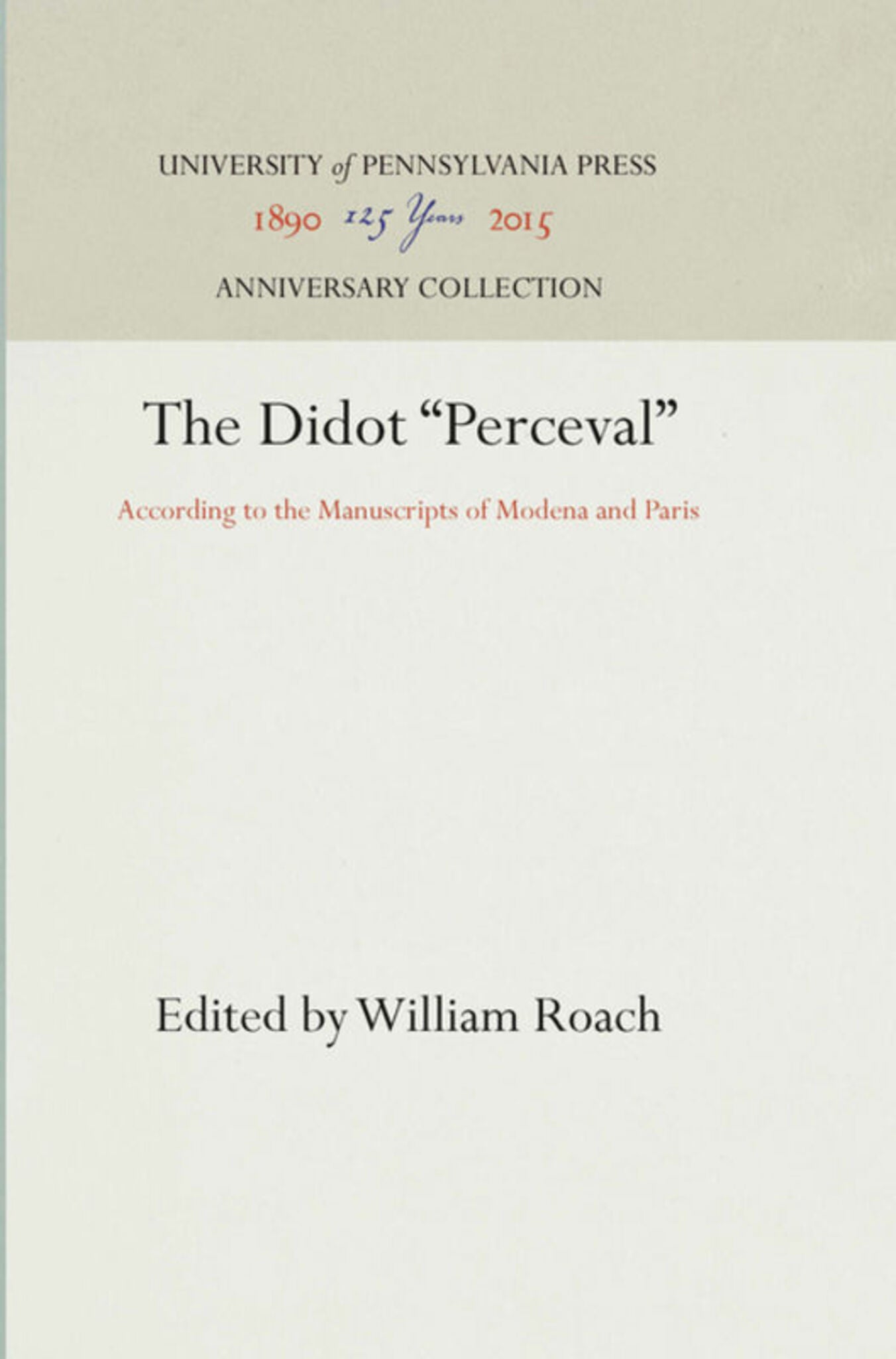 The Didot "Perceval"