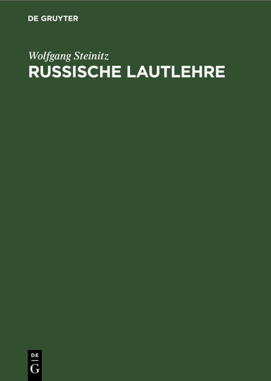 Russische Lautlehre