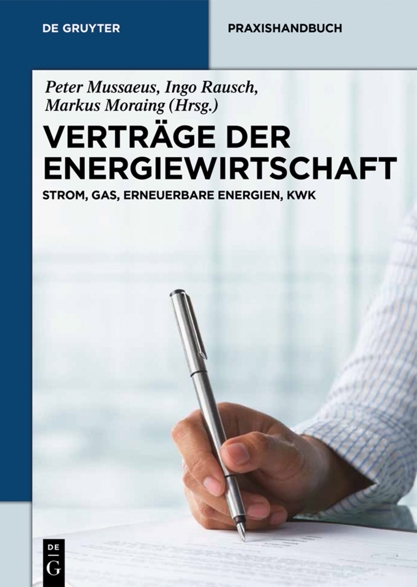 Cover image for Verträge der Energiewirtschaft ISBN 9783110305050