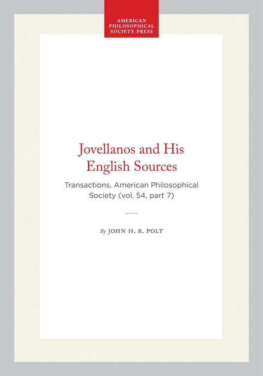 Jovellanos and His English Sources
