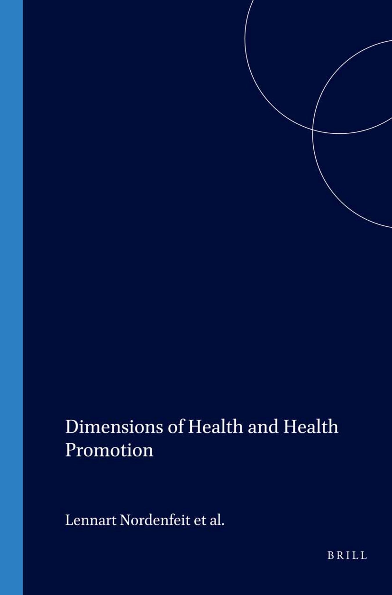 Cover image for Dimensions of Health and Health Promotion ISBN 9789042009240
