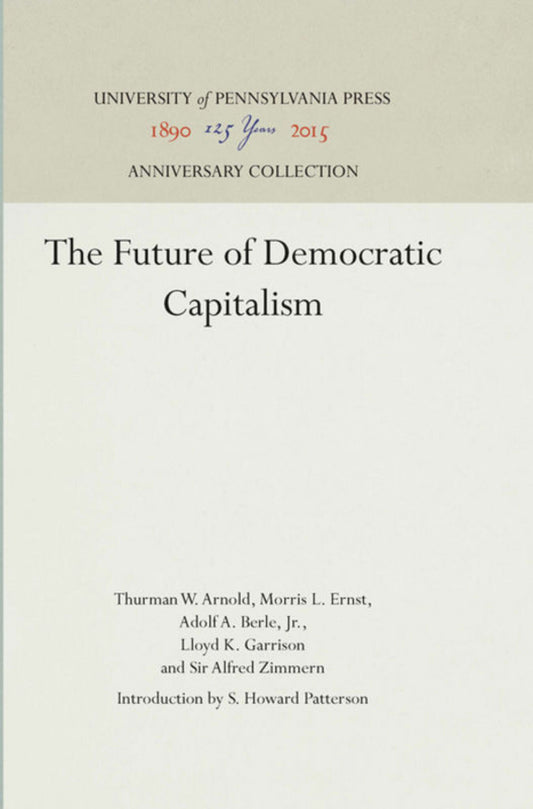 The Future of Democratic Capitalism