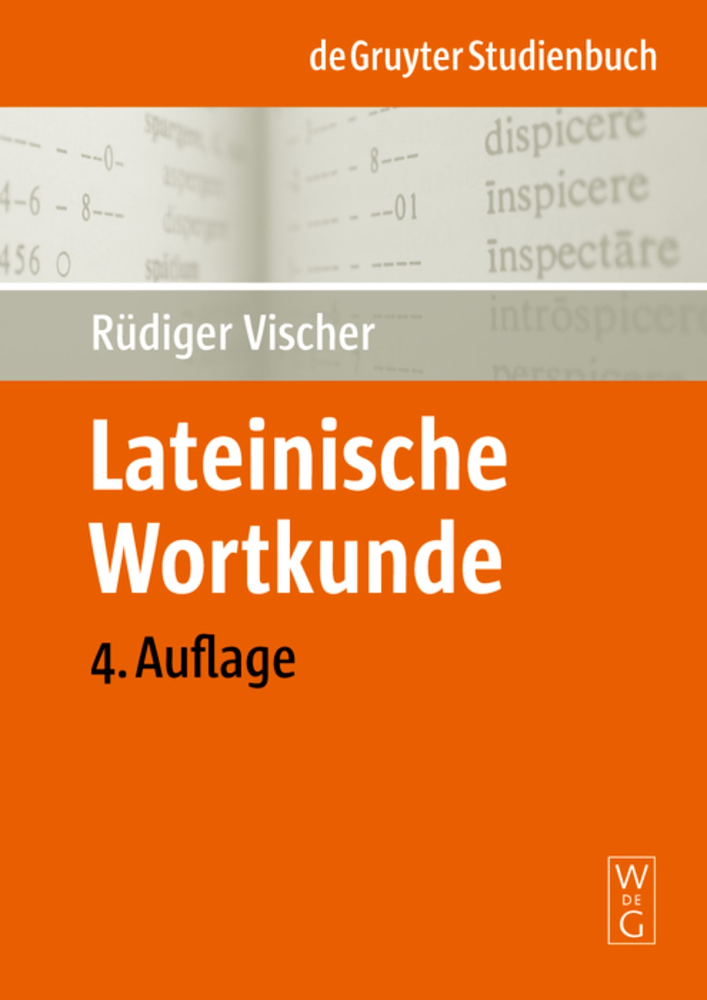 Cover image for Lateinische Wortkunde ISBN 9783110202151