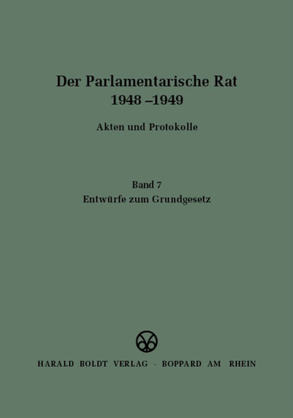 Entwürfe zum Grundgesetz