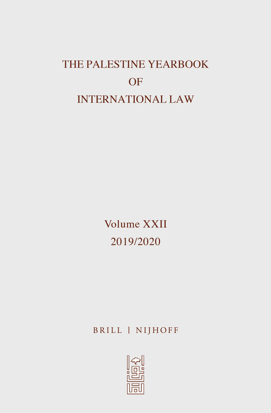 The Palestine Yearbook of International Law (2019-2020)