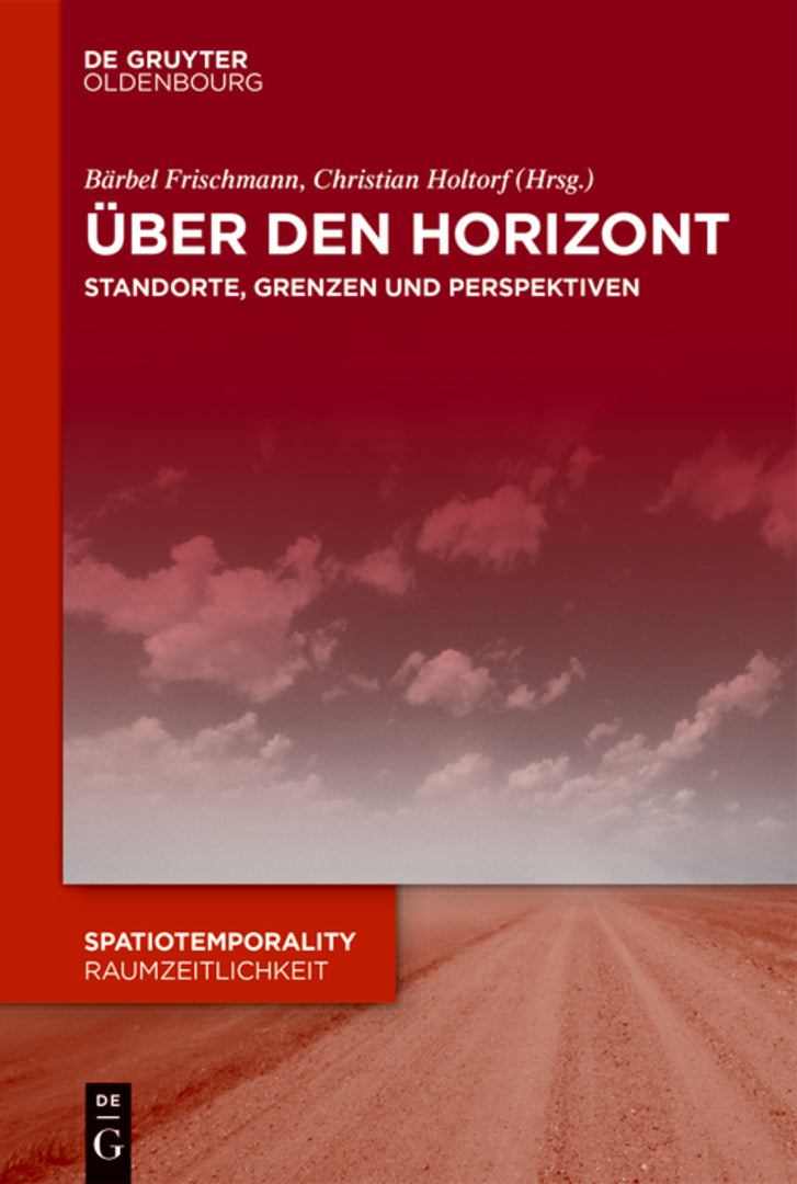 Cover image for Über den Horizont ISBN 9783110551235