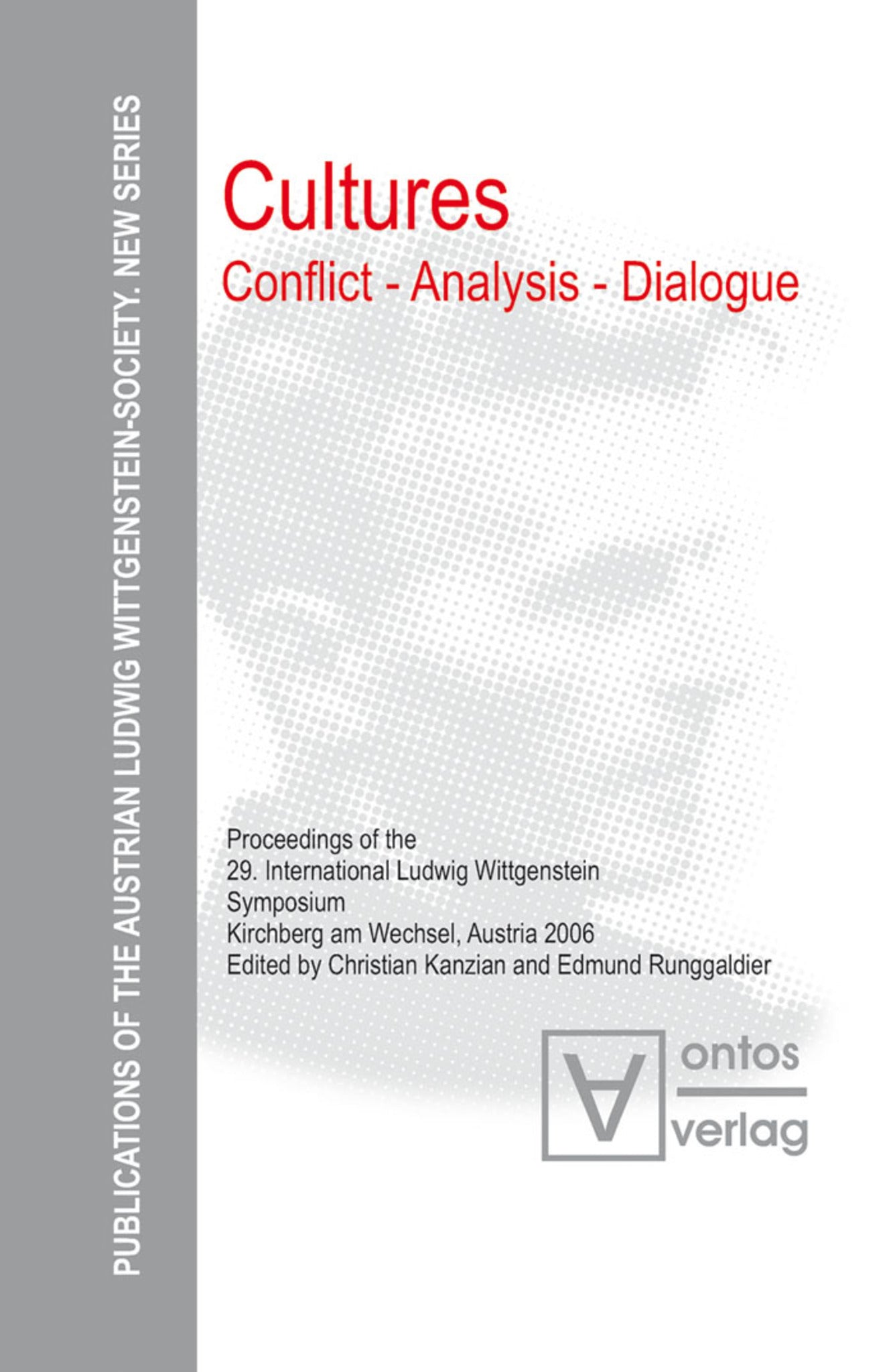 Cultures. Conflict - Analysis - Dialogue